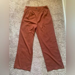Cider Rust Colored Wide Legged Pants